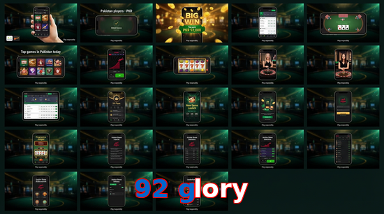 Main screen of 92 Glory bet page for PK players